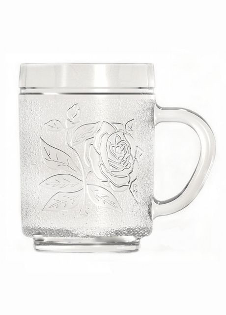 Чашка скляна Roses 250 мл 40805МС12ХВ/sl Uniglass (273143386)