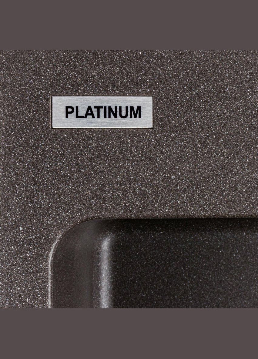 Гранитная мойка для кухни 7850 Bogema матовый Гренадин Platinum (342069113)
