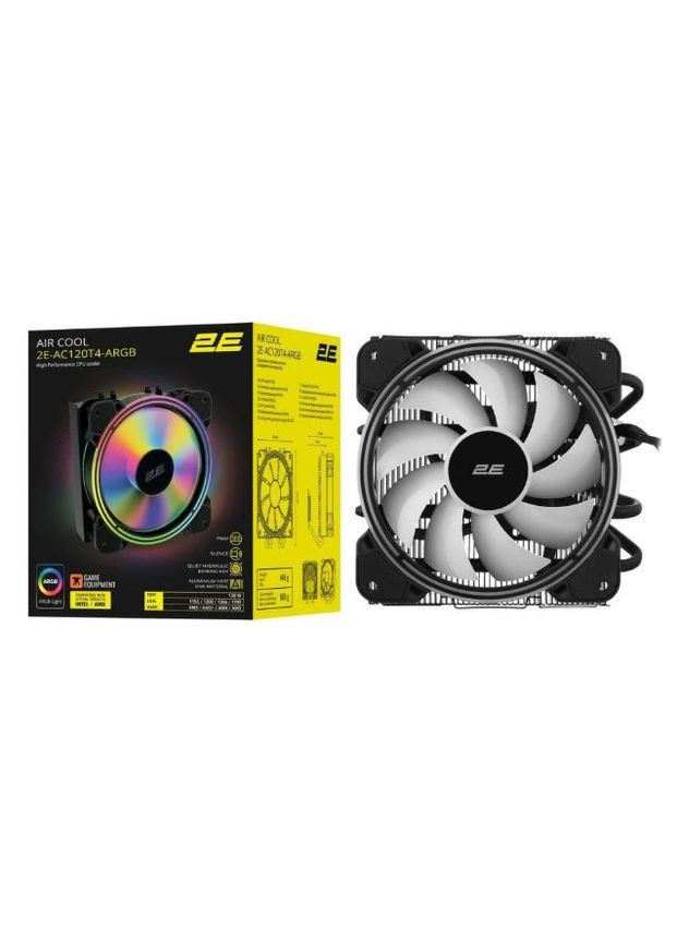 Кулер Gaming Air Cool AC120T4 ARGB (-AC120T4-ARGB) 2E (347589705)