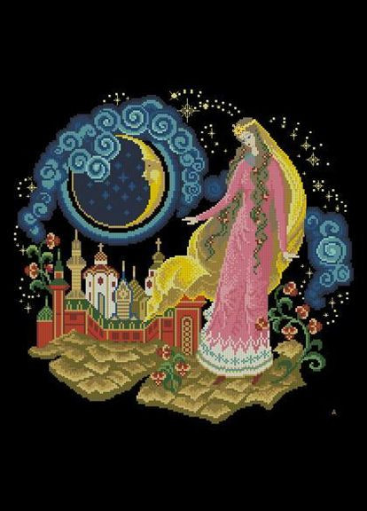 Набор для вышивки крестиком. Размер: 33*32 см Царевна Лоскуток (315362149)