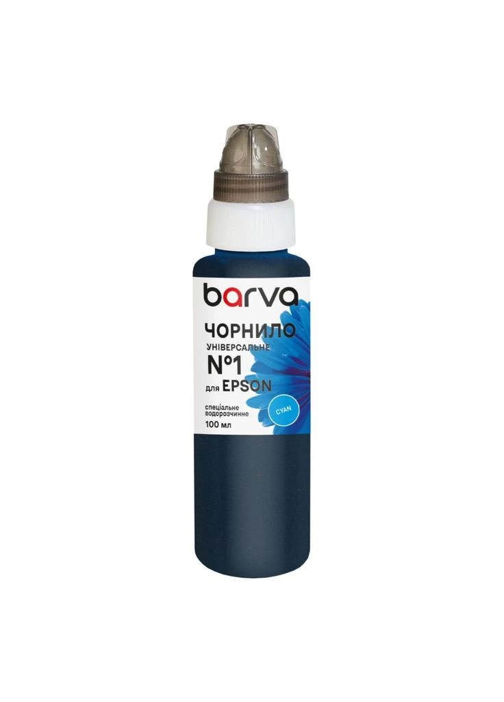 Чернила Epson 1 100 мл, universal, cyan (EU1-446e) Barva (395126742)