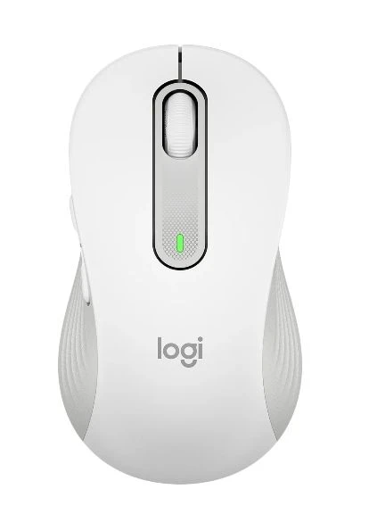 Миша бездротова оптична середня біла 4000 dpi Logitech (386704194)