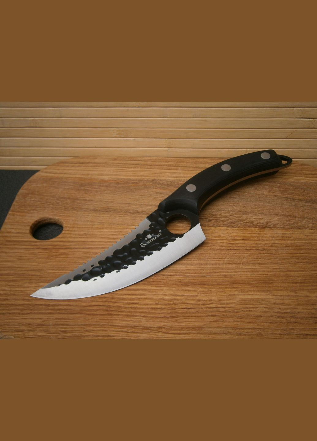 Нож поварский Sonmelony Chef К-01 фултанг 27 см No Brand (319814534)