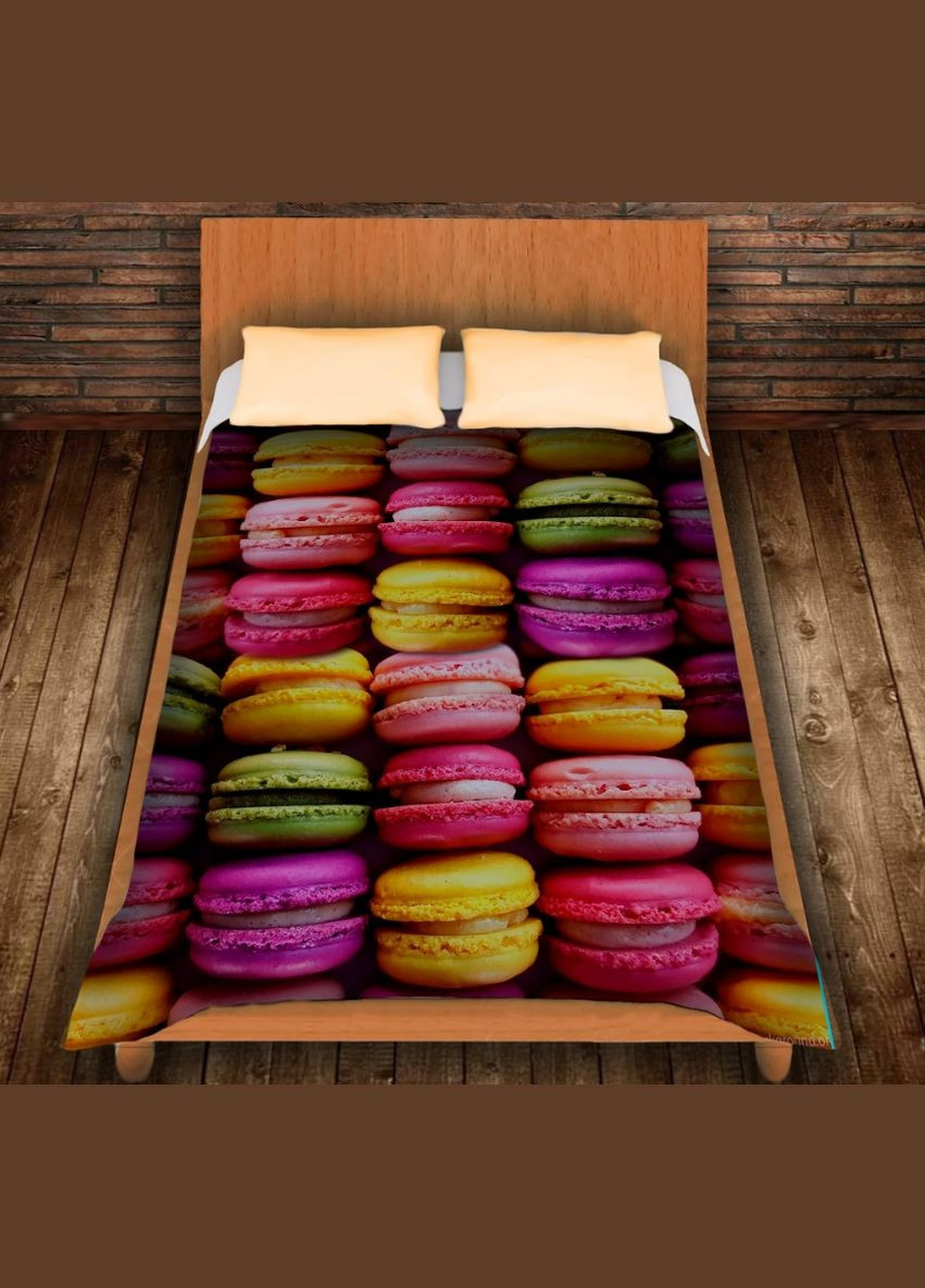 Плед з 3D принтом-Макаруни Перша Креативна мануфактура PERFECTUS Плед (301868912)