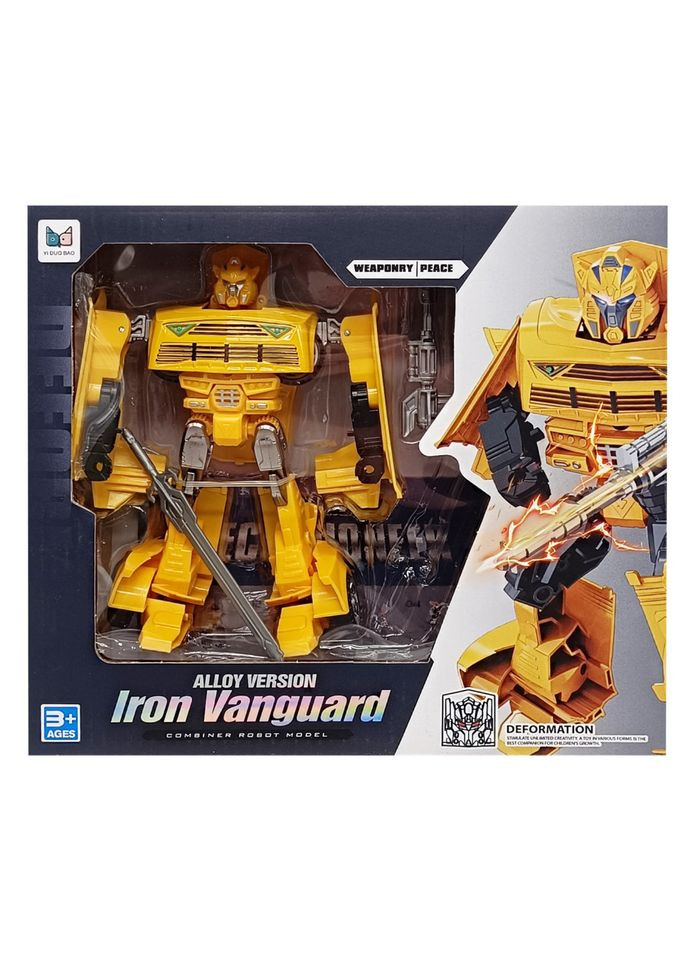 Дитячий Трансформер-машинка Iron Vanguard 894-1/2(Yellow) No Brand (330776626)