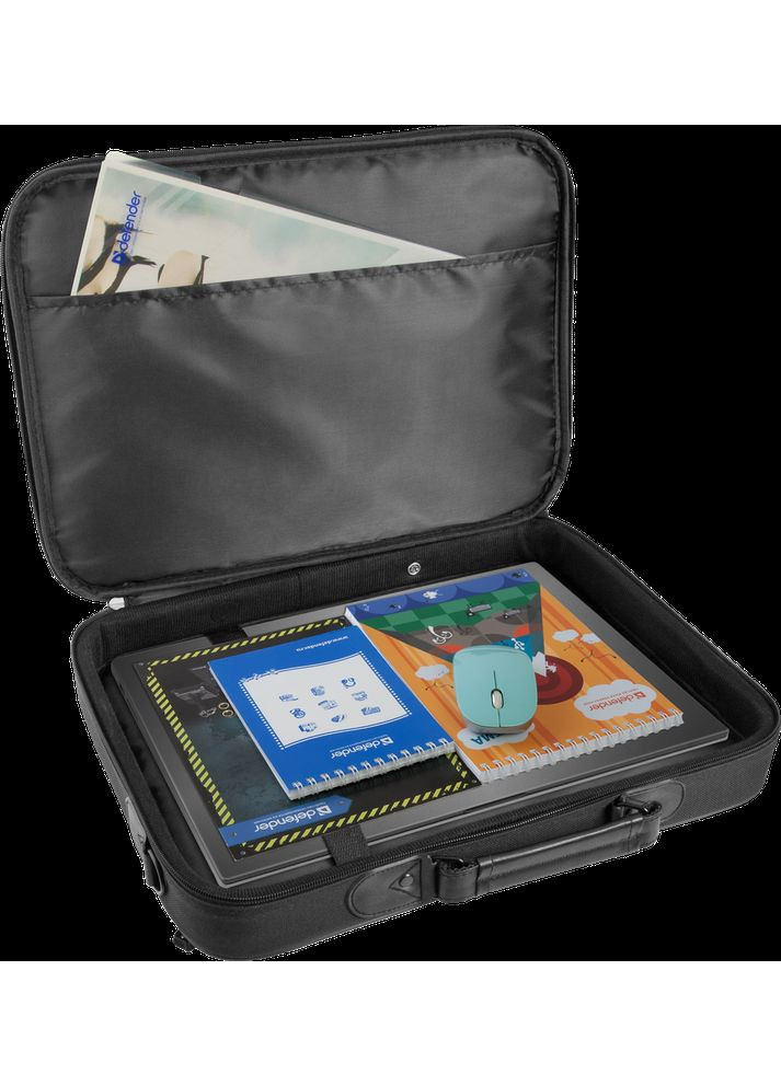 Сумка для ноутбука 16" Ascetic, Black, полиэстер, 410х310х50 мм (26019) Defender (361852184)