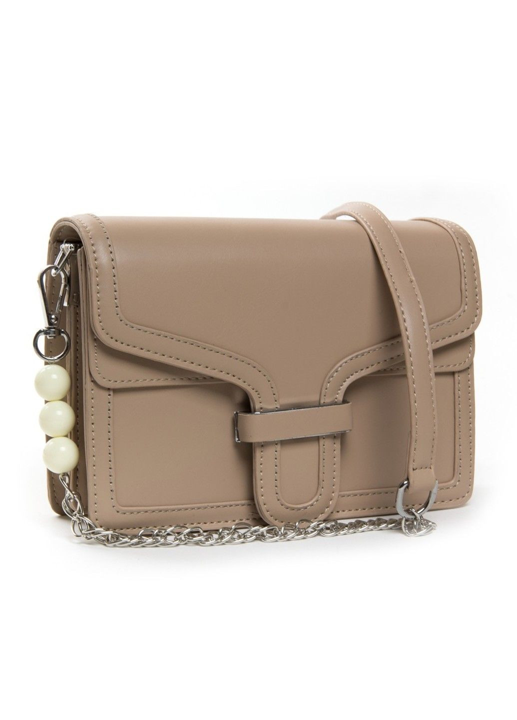 Жіноча сумочка зі шкірозамінника 22 153 khaki Fashion (323581279)