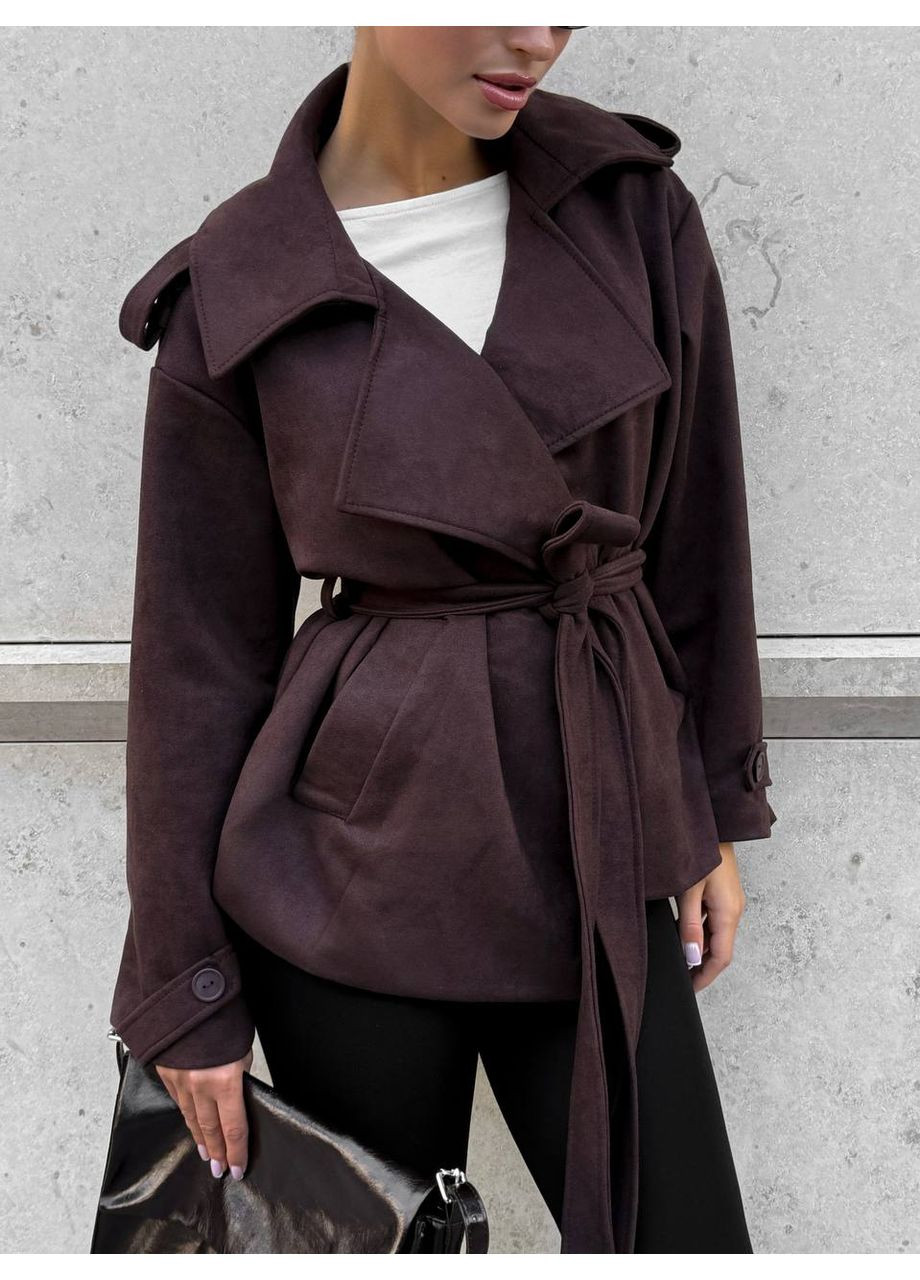 Коричневая демисезонная куртка Україна UMButik