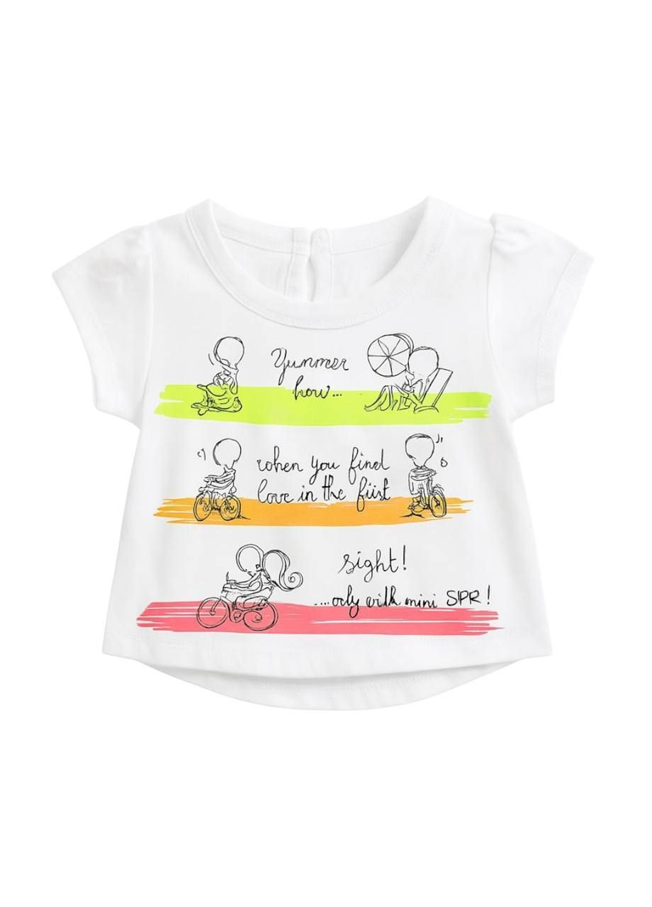 Белая летняя футболка белый Sprint