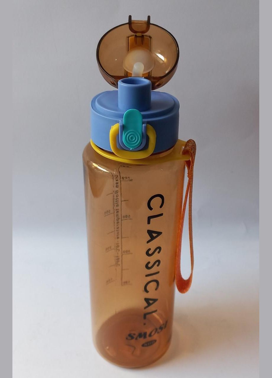 Бутылка с фильтром Classical пластиковая объем 800мл оранжевый No Brand (300079550)