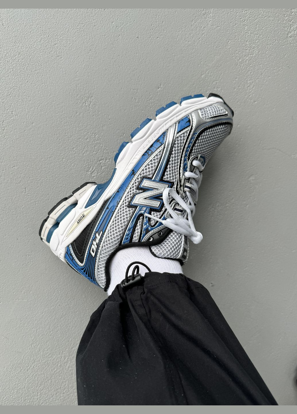 Серые демисезонные кроссовки мужские new balance 740 grey blue | нью беланс 740 серые синие No Brand