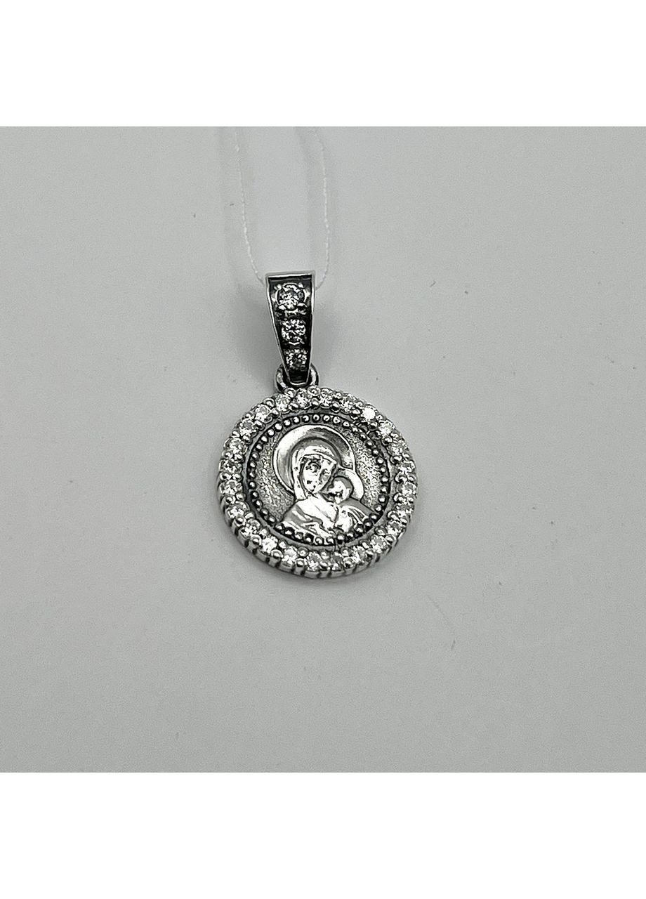 Православная ладанка серебряная "Богородица" 2,5 г No Brand (369736553)