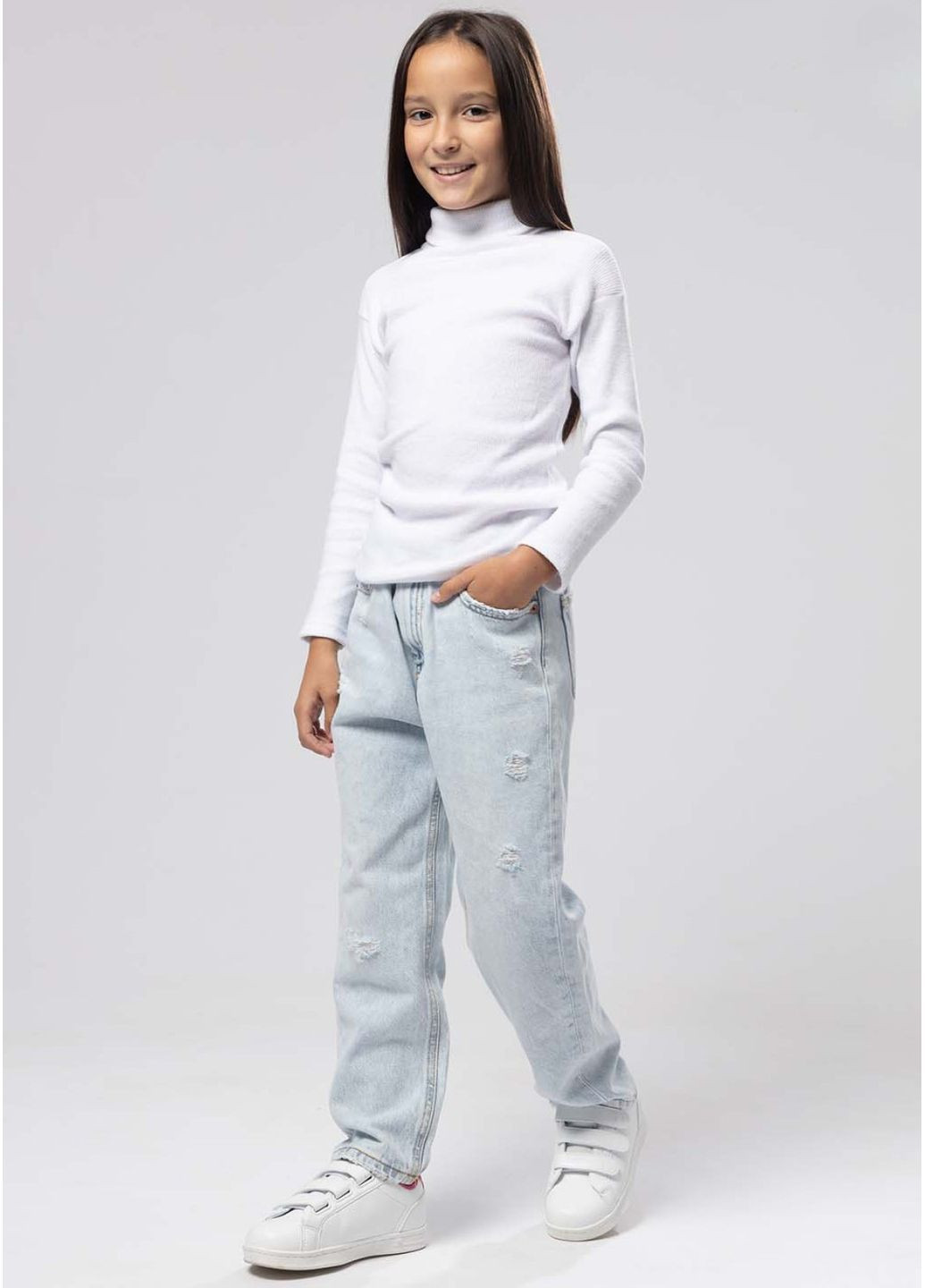 Гольф водолазка ангора дитяча Білий (1210) Umka (369305098)