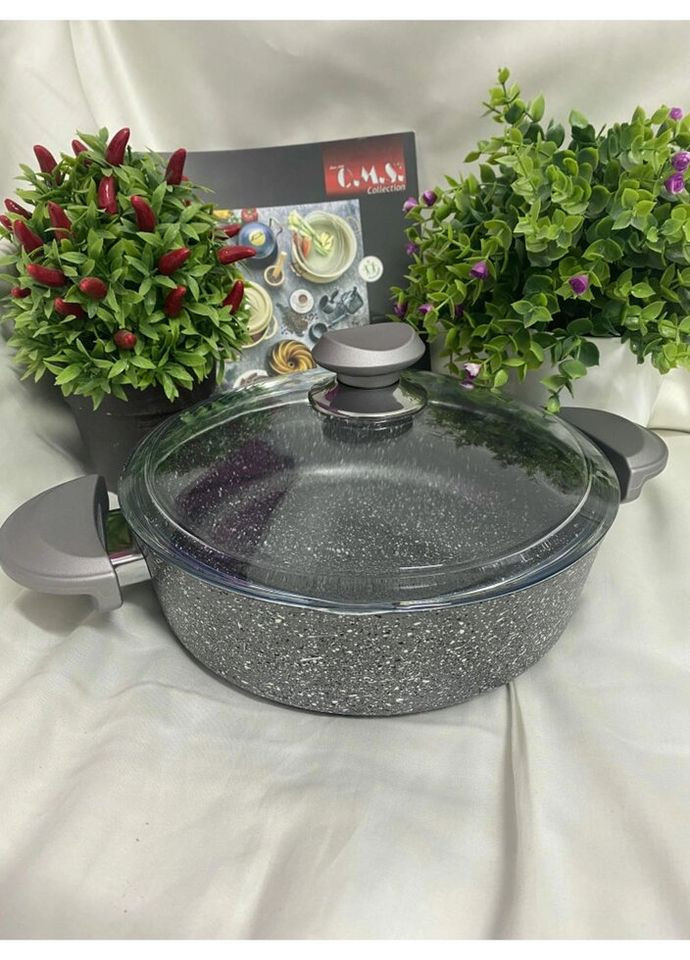 Сотейник 3310-26-Grey 3.4 л 26 см OMS (335584461)