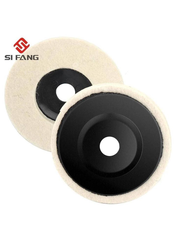 Вовняний полірувальний круг 3" 75 мм диск з овчини для міні-болгарки 75х8х10 мм No Brand (368788673)