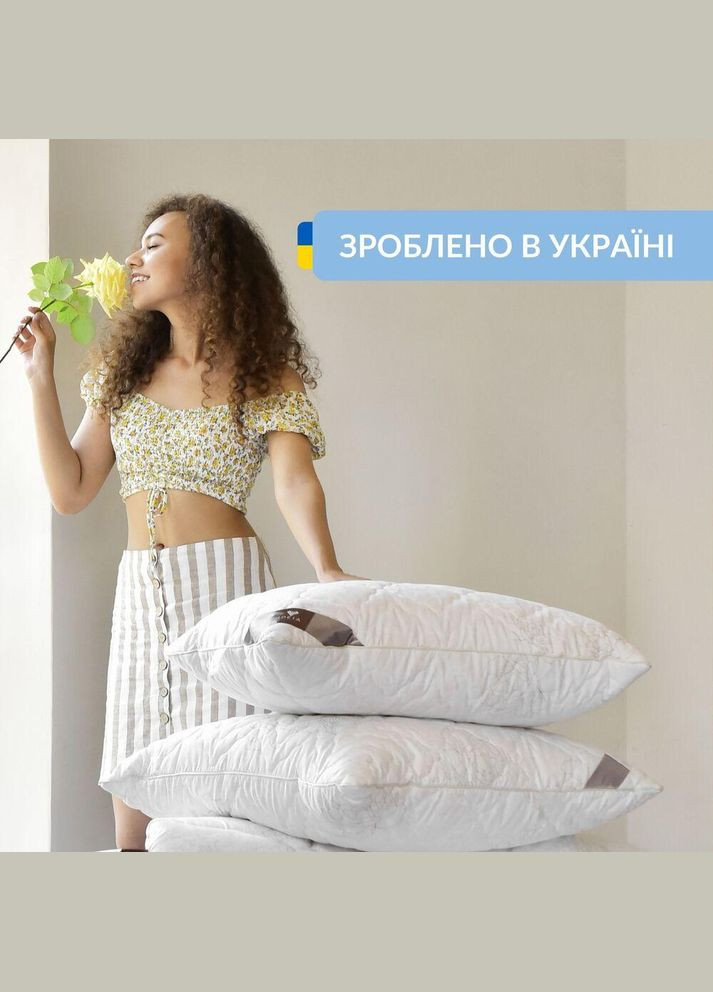 Подушка для сна Air Dream Classic 50х70 см антиаллергенная 2 чехла с молнией холлофайбер удобна IDEIA (334726786)