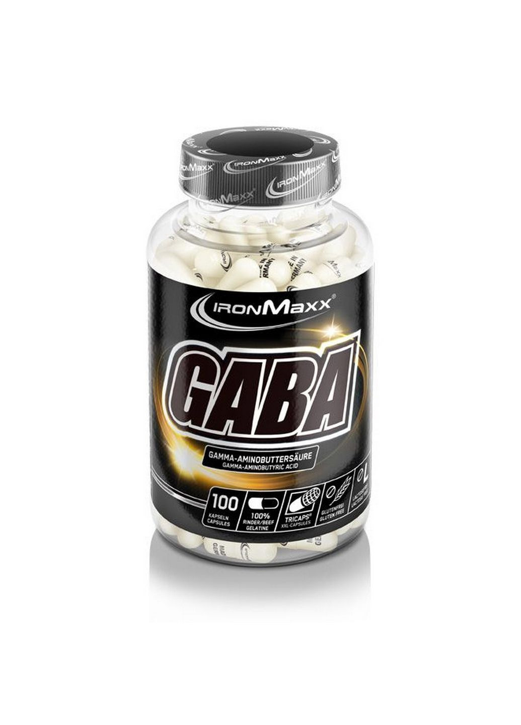 Амінокислота GABA, 100 капсул Ironmaxx (293419711)