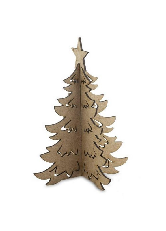 Заготовка для декорування "Новорічна ялинка-1" FDPO-111 No Brand (362569429)