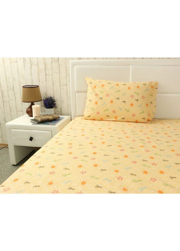 Набір простирадло з наволочкою Jungle1 сатин 143x215+50x70 см (22068) Руно (348137631)