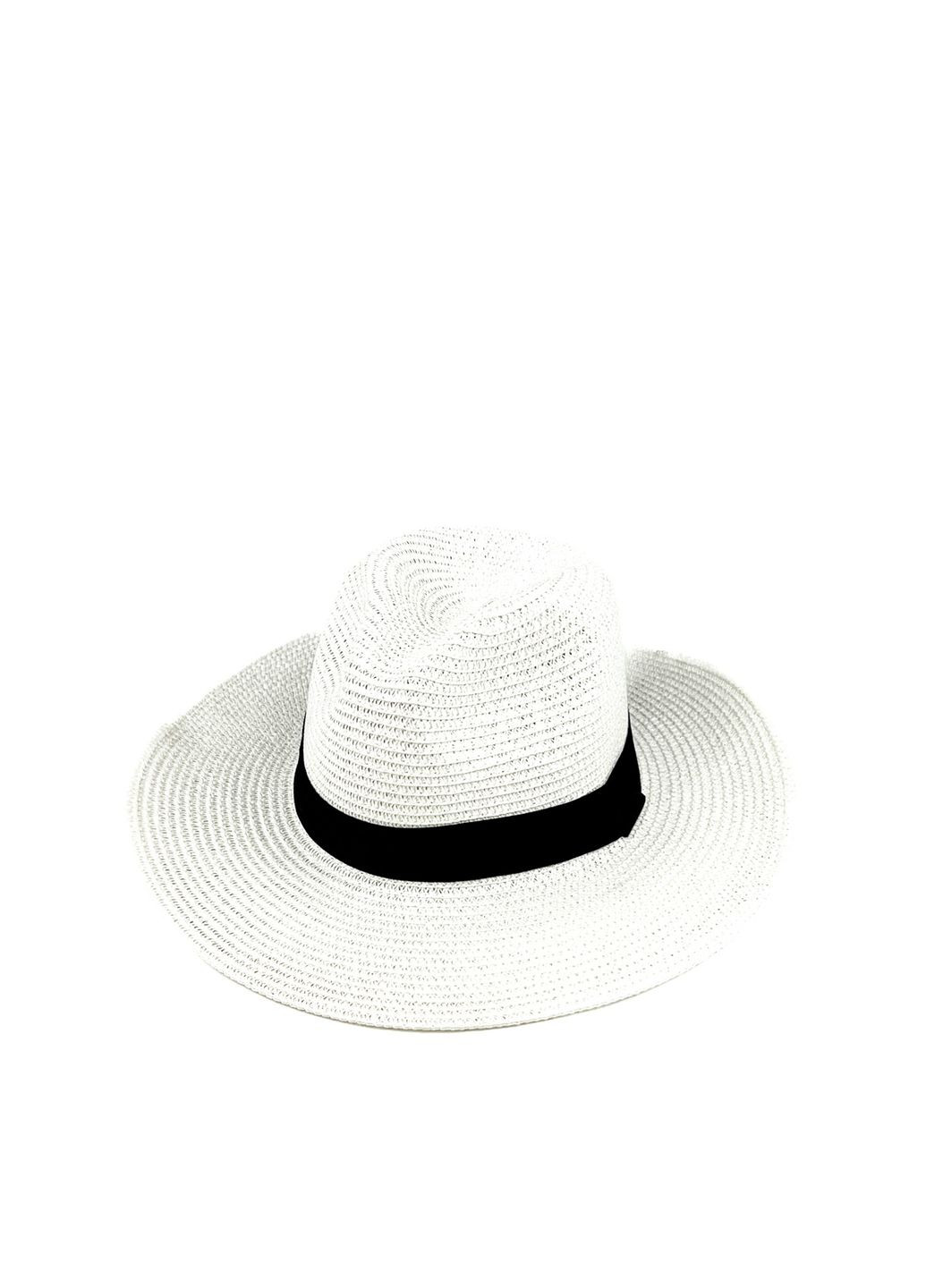 Шляпа федора мужская бумага белая ТИМИШ 470-934 LuckyLOOK 470-934м (294977553)