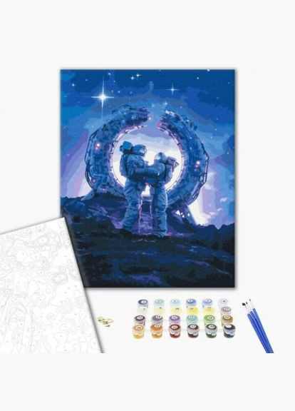 Картина по номерам "Космические чувства" ★★★ Brushme (356459759)