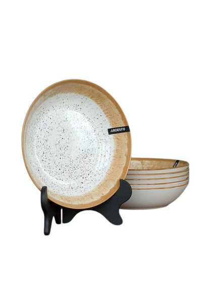 Сервиз Siena 24 предмета SBG бело-желтый Ardesto (370590301)