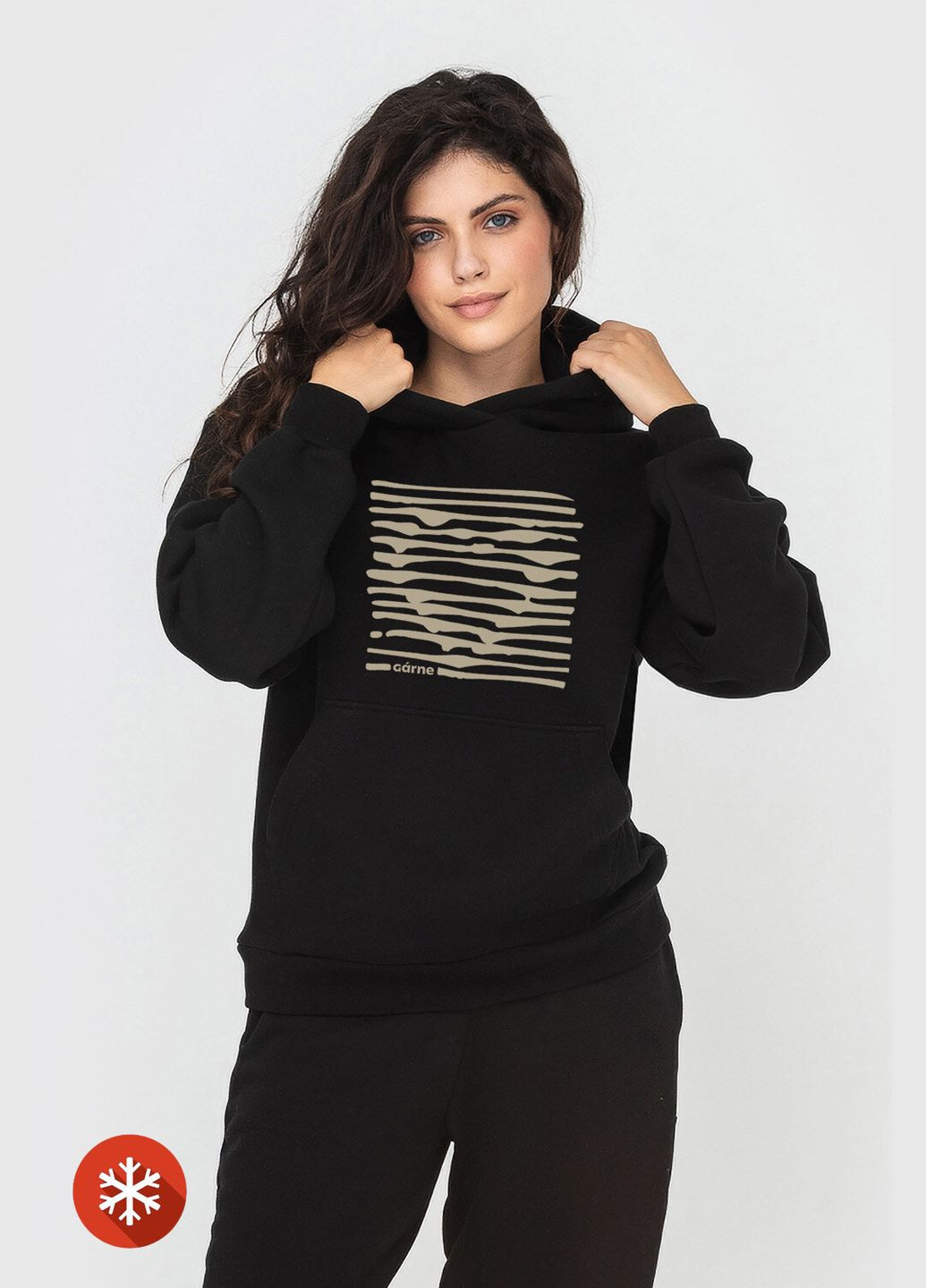 Утеплене худі KAMALA "Striped Heart" Garne (314903557)