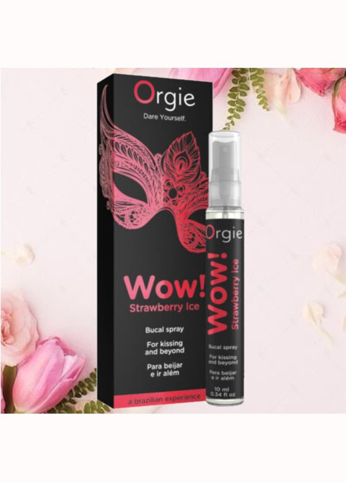 Спрей для орального секса "WOW! Strawberry Ice" 10 мл Orgie (301210796)