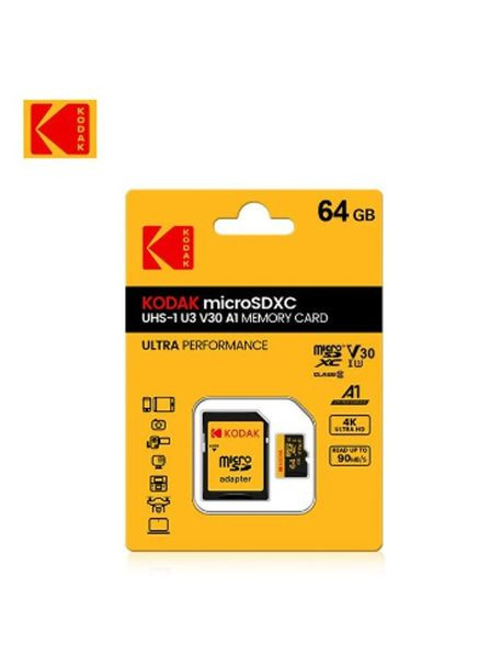 Картка пам'яті 64Gb MicroSD з адаптером Kodak (299525261)