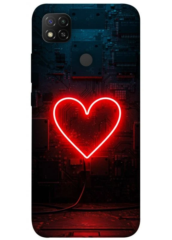 Чехол с принтом для Xiaomi Redmi 9C / для Ксяоми, сяоми, ксиоми редми 9С Яркое сердце No Brand (339061495)