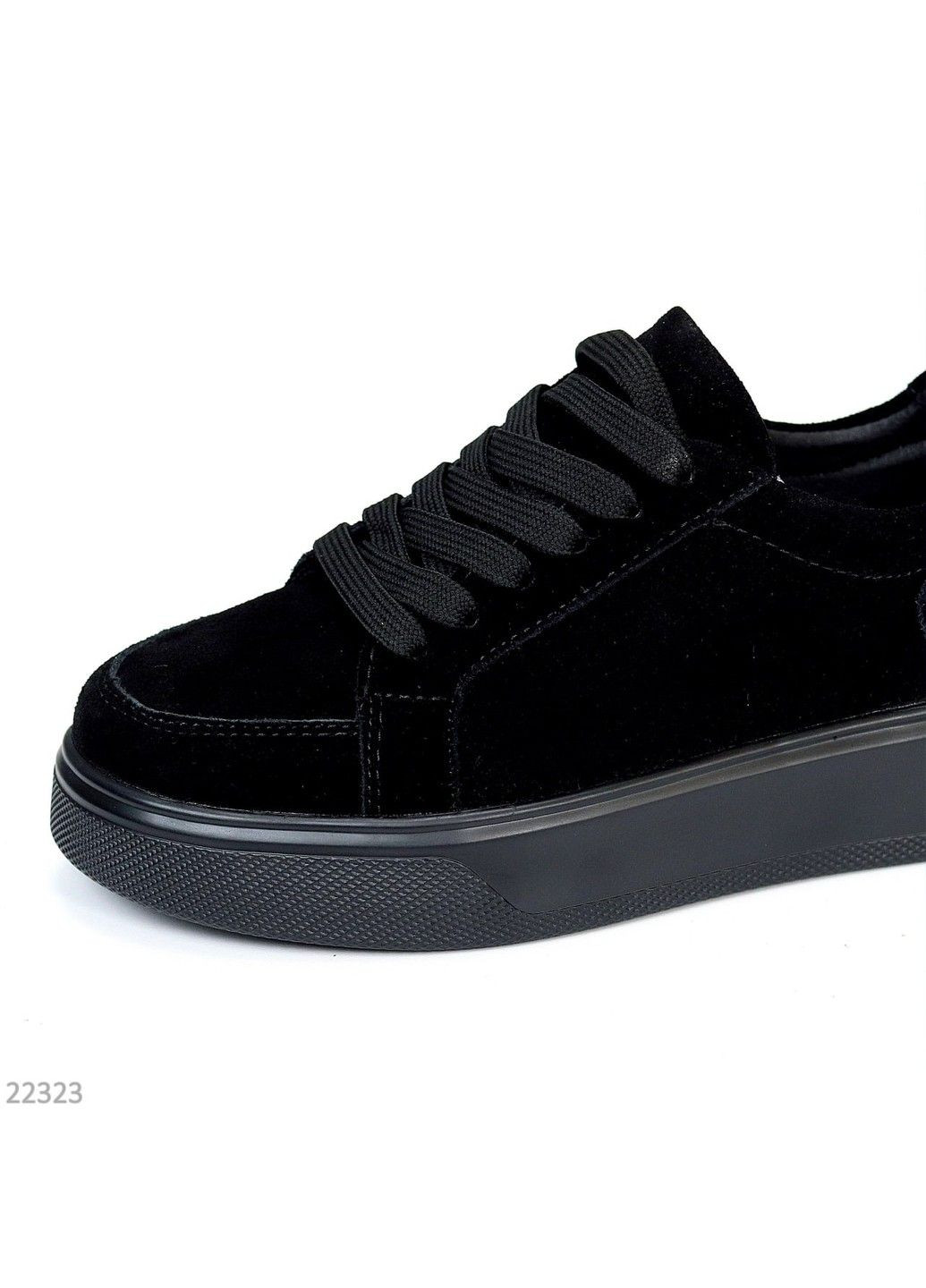 326 Кросовки Замшевые Черные KDSL чёрные демисезоны (335009361)