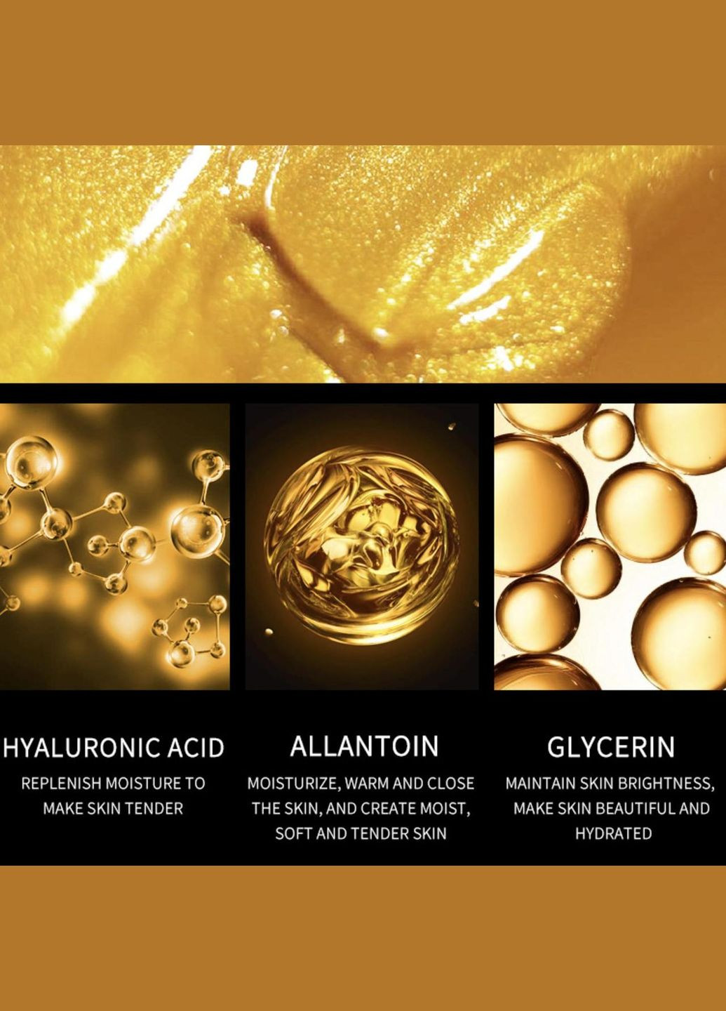 Увлажняющая тканевая маска для лица 24K Gold 25 ml ZOZU (335057322)