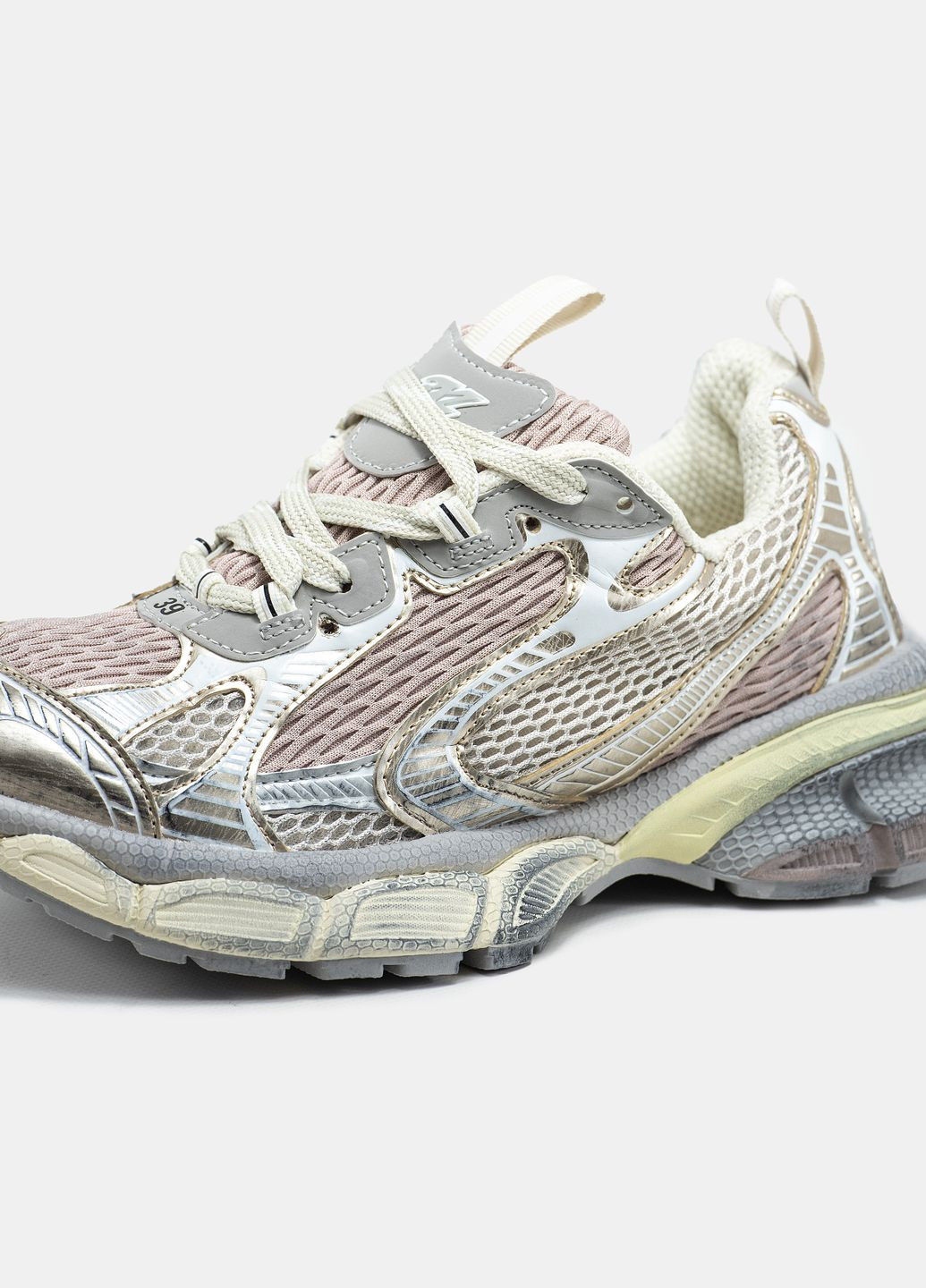 Кроссовки женские Balenciaga 3XL beige | Баленсиага 3ХЛ бежевые No Brand бежевые демисезоны (315761796)