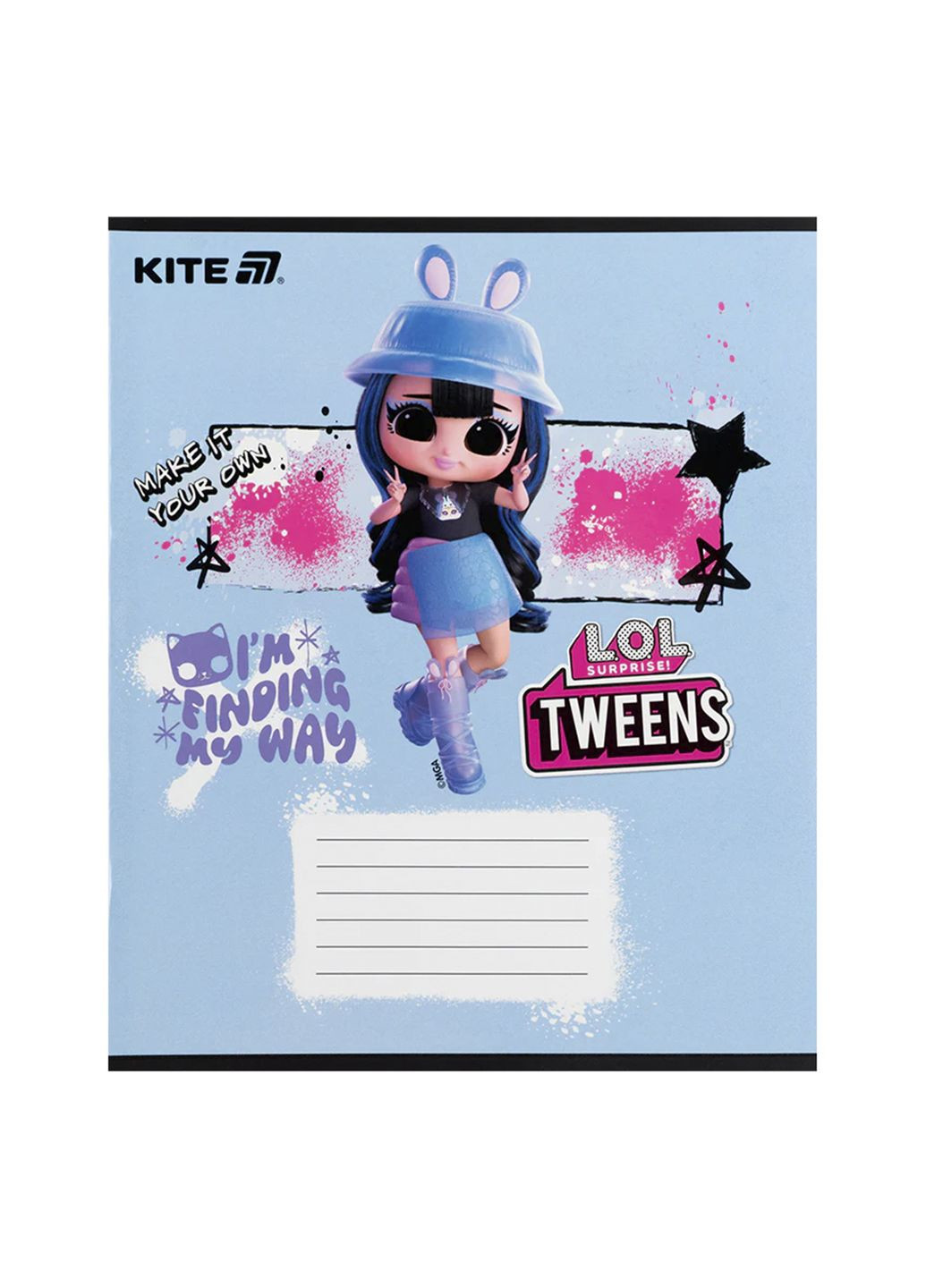 Школьная тетрадь на 12 листов цвет разноцветный CB-00281154 Kite (343413408)