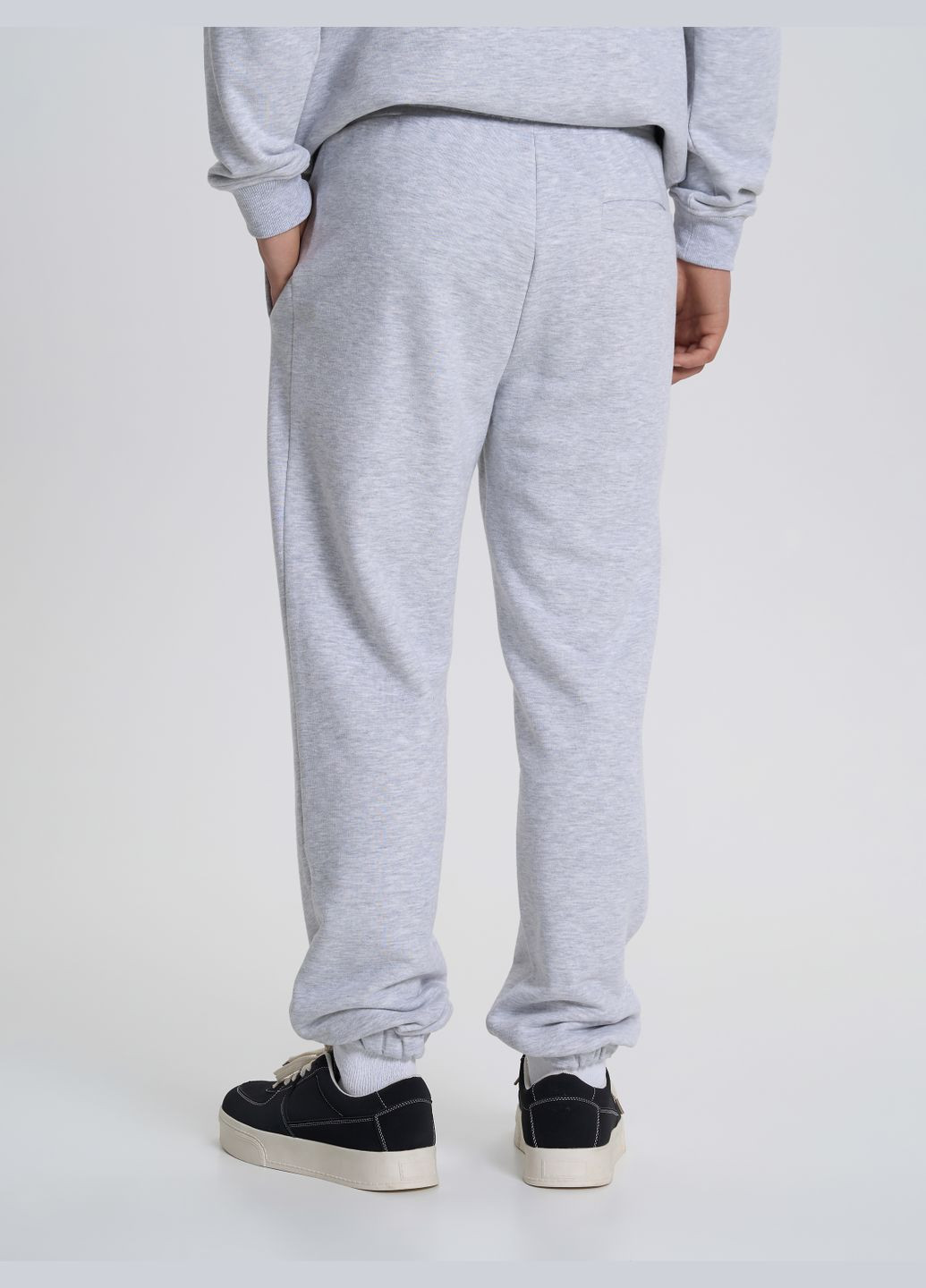 Серые повседневный демисезонные джоггеры брюки Роза