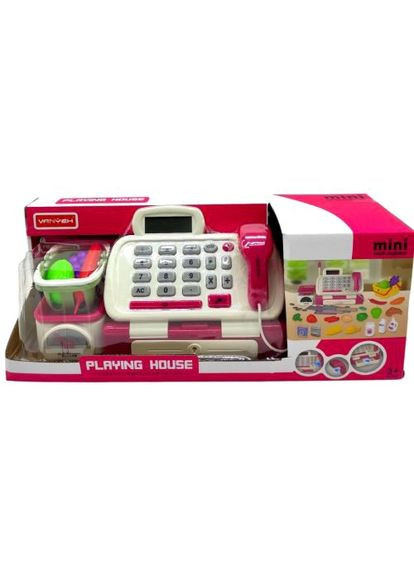 Кассовый аппарат с набором света звук MIC для детей игрушечный кассовый аппарат ProDobro (367092402)