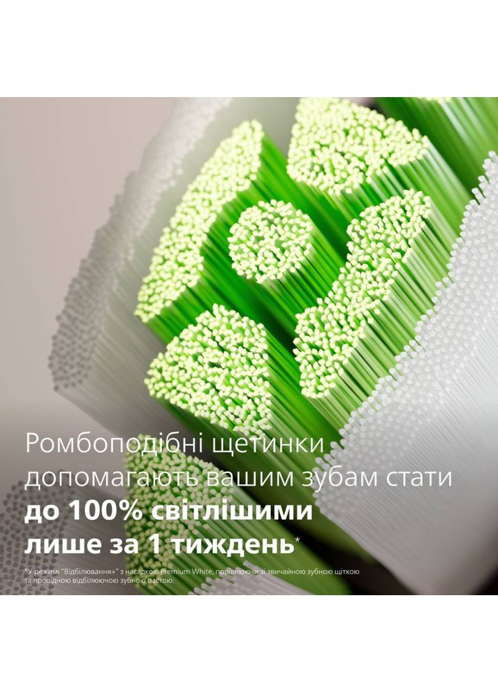 Насадки для зубної щітки Sonicare HX6064/88 W2 Optimal White Philips (322505184)