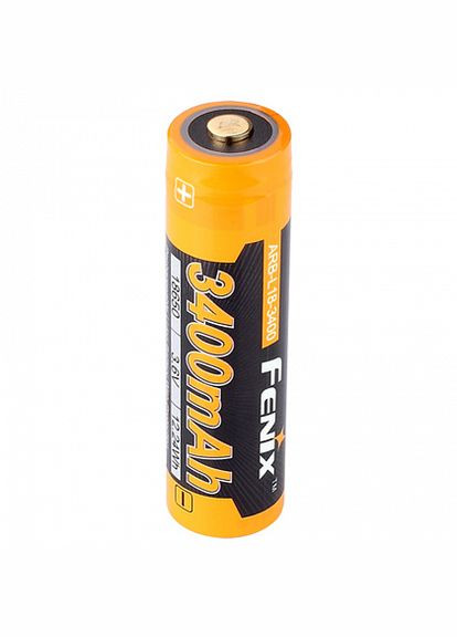Аккумулятор 18650 3400 mAh Li-Ion 3.6V (Черно-желтый) Fenix (336381174)