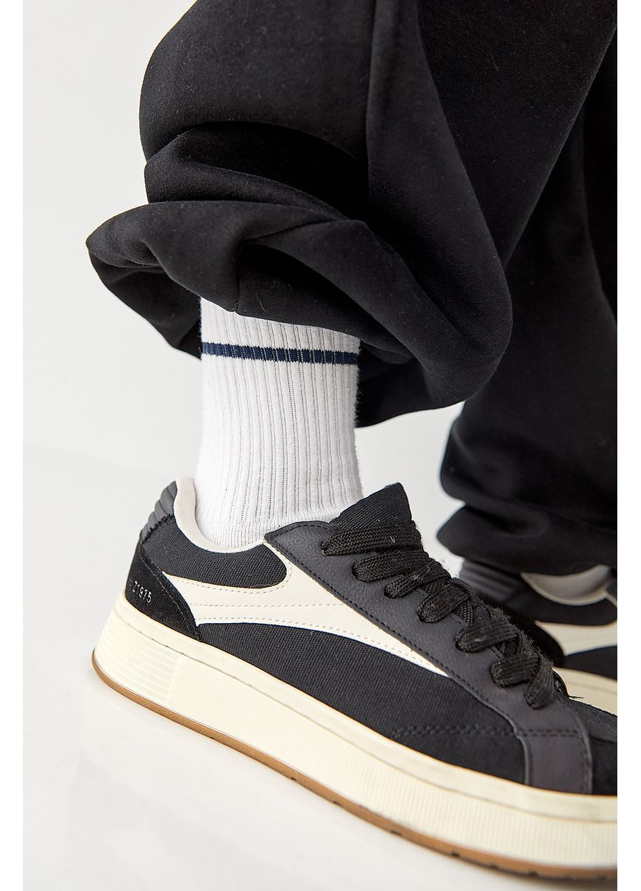 Теплий спортивний костюм із принтом - темно-сірий колір Lurex (364967807)