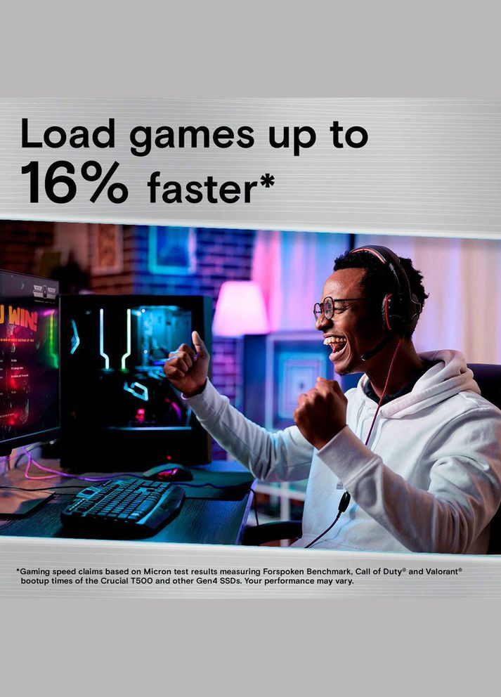 SSD накопитель M.2 2280 1TB (CT1000T500SSD8) Micron (323128643)