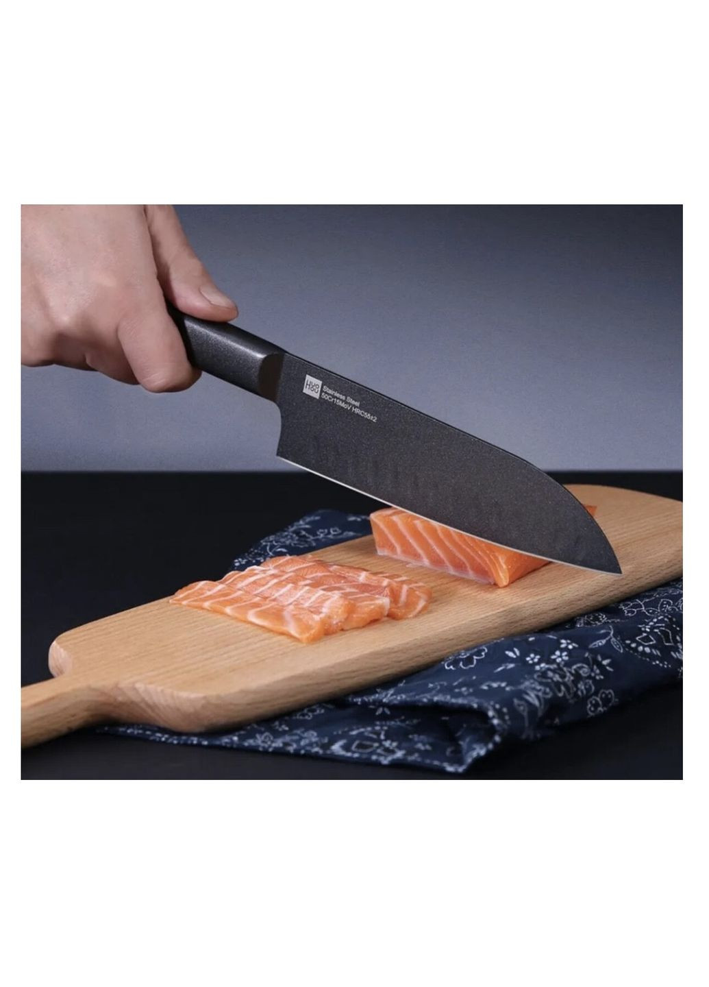 Набор ножей HuoHou Heat Knife Set 2 pcs Black из 2 предметов Xiaomi чёрные,