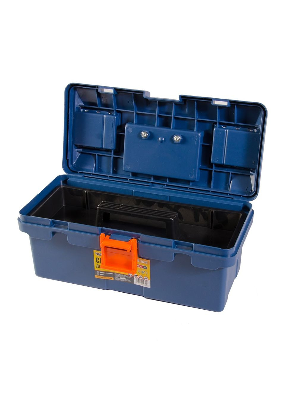 Скриня для інструментів з пластиковими замками органайзери 14" 345х170х150 мм 79-2614 Mastertool (365626649)