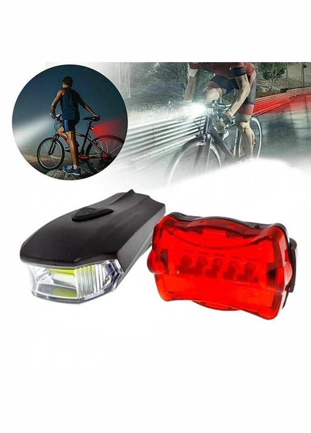 Ліхтарик велосипедний зі стопом BL-508 стоп-фара X-Balog (303577555)