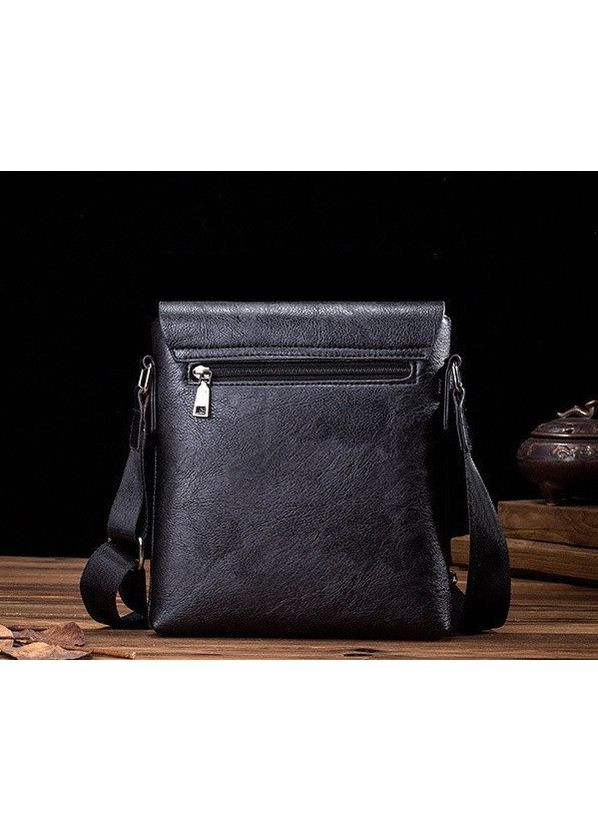 Чоловіча сумка-планшетка з екошкіри чорна ProDobro (364190356)