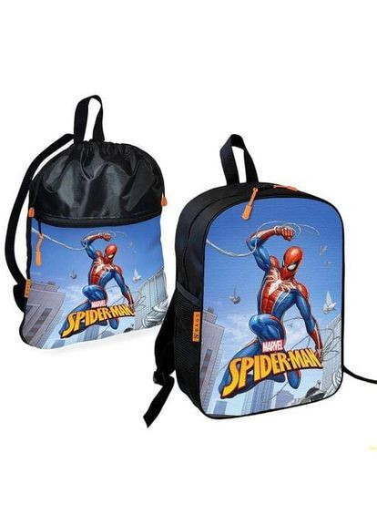 Школьный рюкзак детский Человек-паук + Сумка для обуви спортивной формы рюкзак-мешок мальчику (2202) (1330364) Brand (368865447)