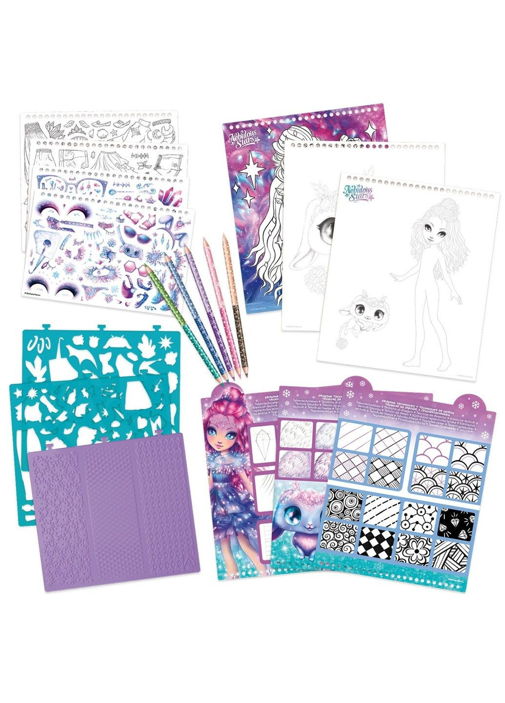 Набор для творчества – Скетчбук: Кристаллия, мотивы самоцветов Nebulous Stars (331298061)
