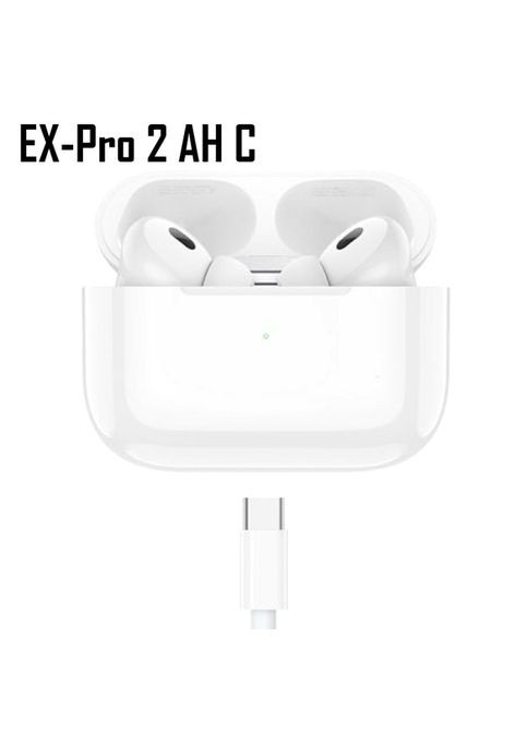 Бездротові навушники AH Type-C білі Bluetooth вакуумні навушники для музики та розмов EX Pro 2 (372459860)