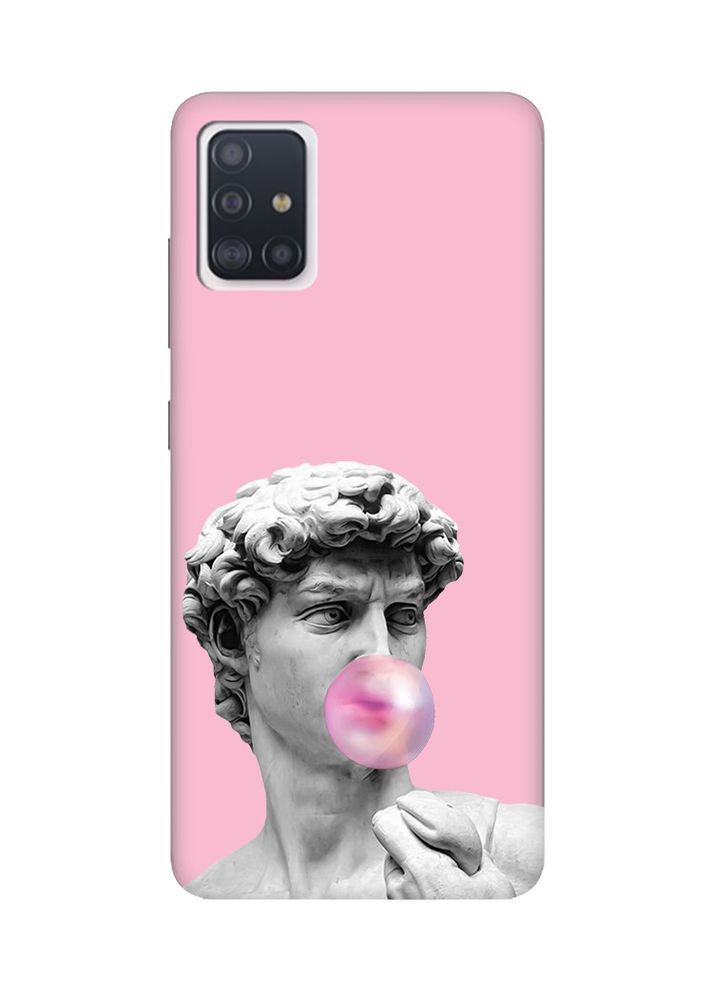 Матовий рожевий чохол на Samsung Galaxy A71 / A715:: Скульптура (принт 352) Creative (360696211)