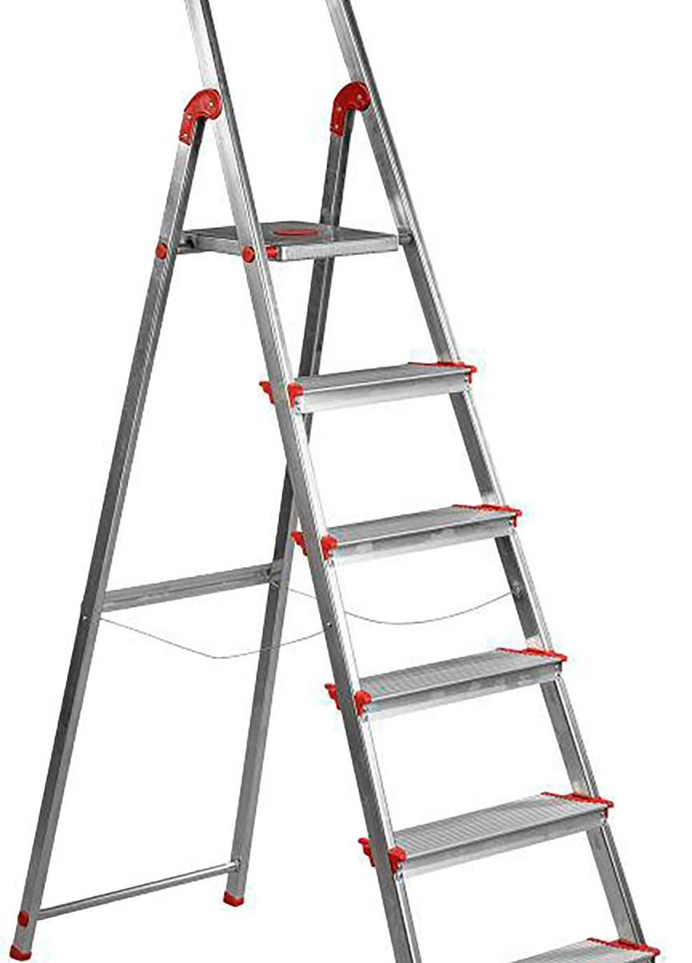 Драбина Escalera Norma 220 6 щаблів Сірий Rolser (367588699)