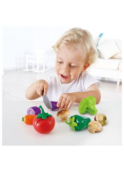 Игровой набор продукты Овощи (E3161) Hape продукти Овочі (357491143)